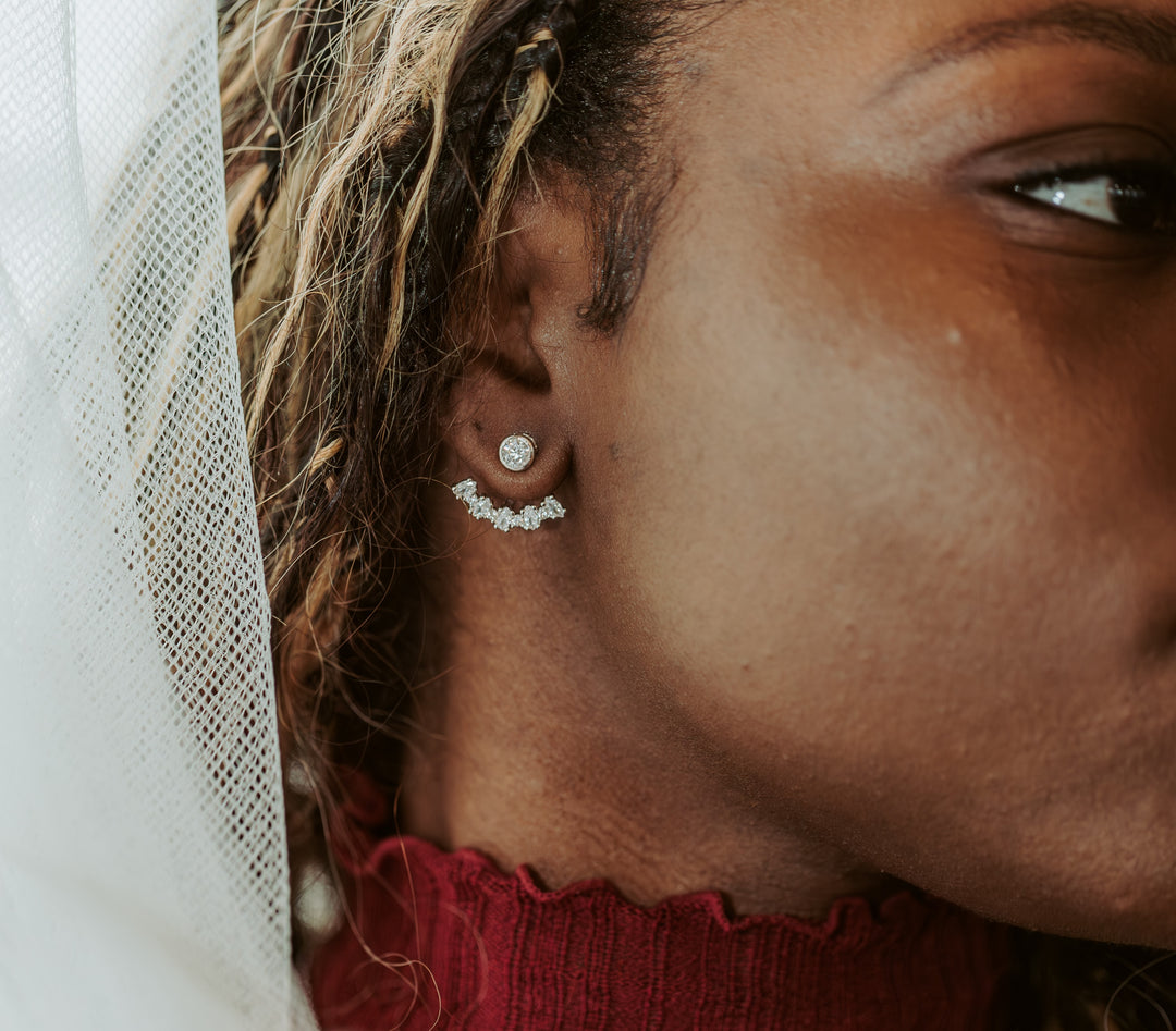 Five-Tribe Studded Ear Jacket