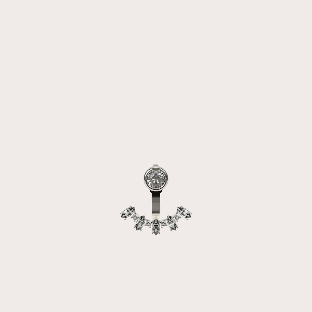 Five-Tribe Studded Ear Jacket