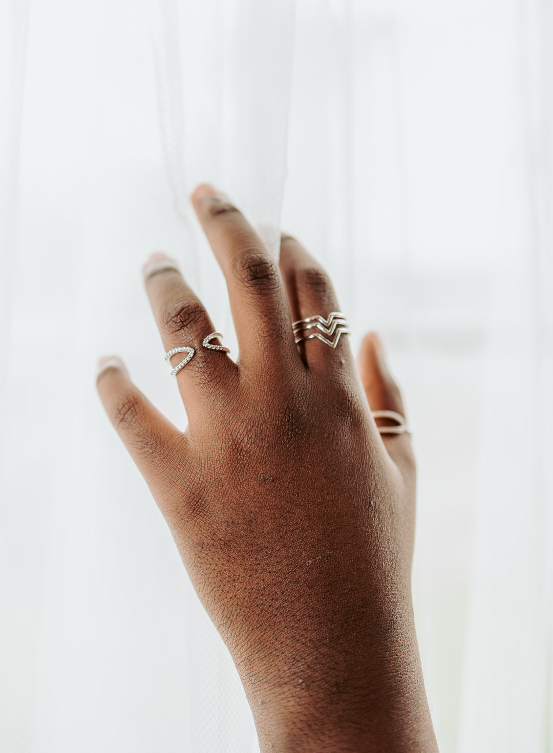 Three Layered Arrows ring